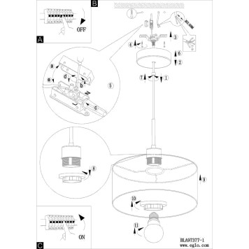Люстра Eglo Pasteri-P 97377-2