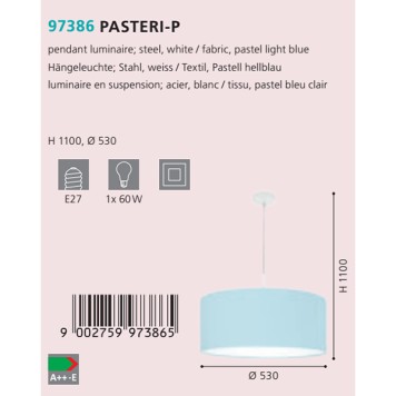 Люстра Eglo Pasteri-P 97386-1