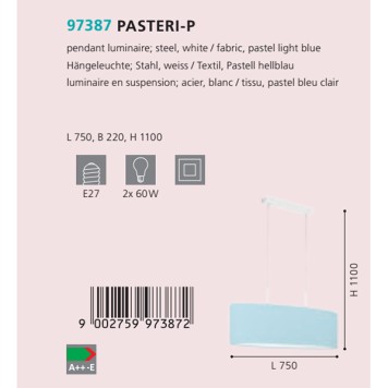 Люстра Eglo Pasteri-P 97387-1