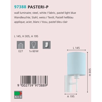 Бра Eglo Pasteri-P 97388-2