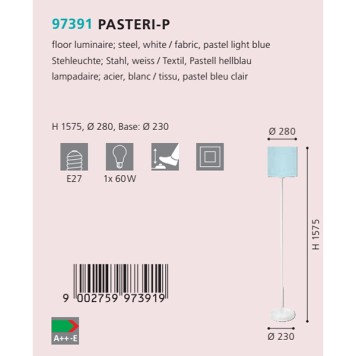 Торшер Eglo Pasteri-P 97391-2