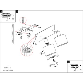 Спот Eglo Valbiano 97533-3