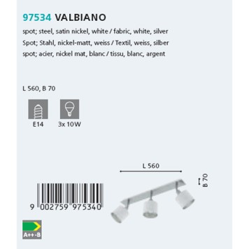 Спот Eglo Valbiano 97534-2