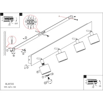 Спот Eglo Valbiano 97535-3
