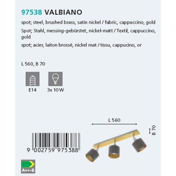 Спот Eglo Valbiano 97538-2