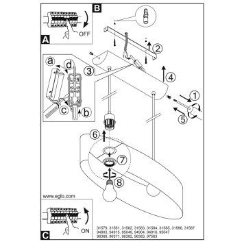 Люстра Eglo Pasteri-P 97563-3