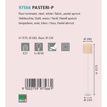 Торшер Eglo Pasteri-P 97566-2