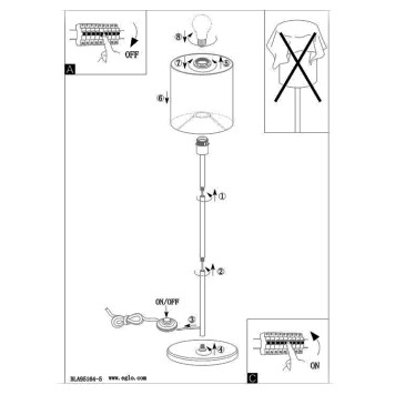 Торшер Eglo Pasteri-P 97566-3