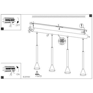 Люстра Eglo Cortaderas 97605-3