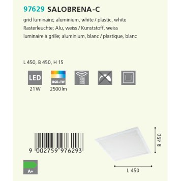 Светильник потолочный Eglo Salobrena-C 97629-1