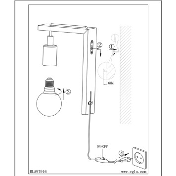 Бра Eglo Tocopilla 97916-4