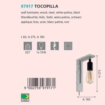 Бра Eglo Tocopilla 97917-2