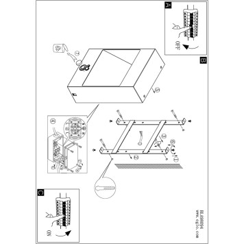 Уличный настенный светильник Eglo Manfria HD 98094-3