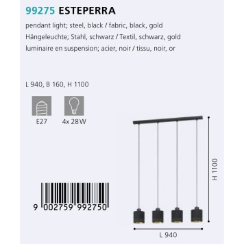 Люстра Eglo Esteperra 99275-1