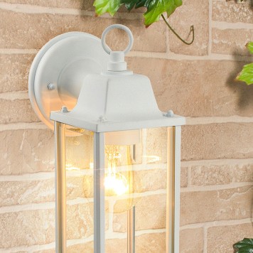 Уличный настенный светильник Elektrostandard Brick 1008D White-1