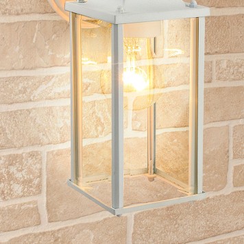 Уличный настенный светильник Elektrostandard Brick 1008D White-2