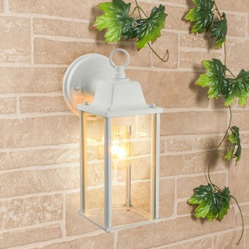 Уличный настенный светильник Elektrostandard Brick 1008D White