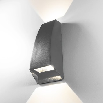Уличный настенный светильник Elektrostandard 1016 TECHNO Grey