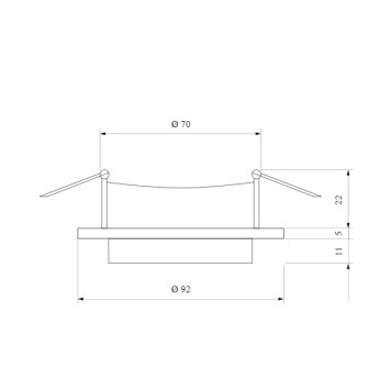 Светильник точечный Elektrostandard 116 MR16 White/Black-3