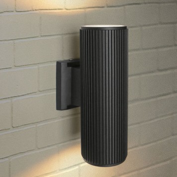 Уличный настенный светильник Elektrostandard Strict 1403 TECHNO Black