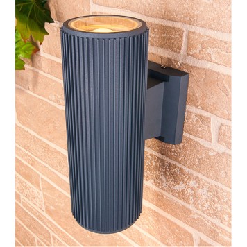 Уличный настенный светильник Elektrostandard Strict 1403 TECHNO Grey-1