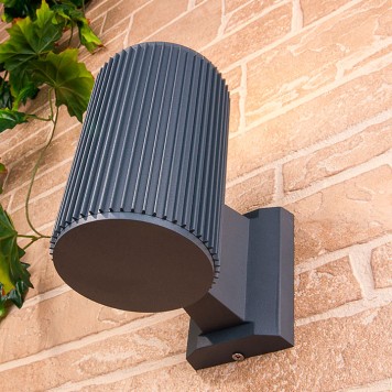 Уличный настенный светильник Elektrostandard Strict 1404 TECHNO Grey-2