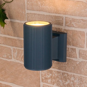 Уличный настенный светильник Elektrostandard Strict 1404 TECHNO Grey