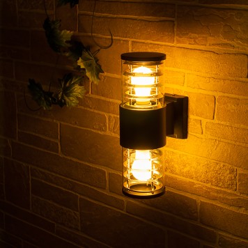 Уличный настенный светильник Elektrostandard 1407 TECHNO Grey-1