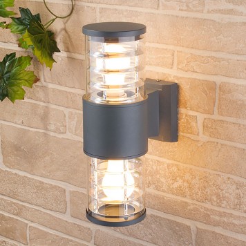 Уличный настенный светильник Elektrostandard 1407 TECHNO Grey