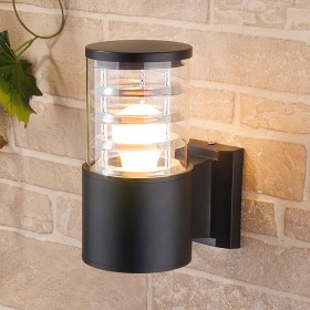 Уличный настенный светильник Elektrostandard 1408 TECHNO Black Уличный настенный светильник Elektrostandard 1408 TECHNO Black