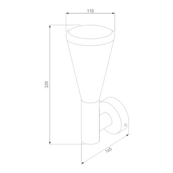 Уличный настенный светильник Elektrostandard 1416 TECHNO Gray-3