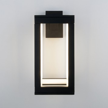 Уличный настенный светильник Elektrostandard Frame 1527 TECHNO LED Black-4
