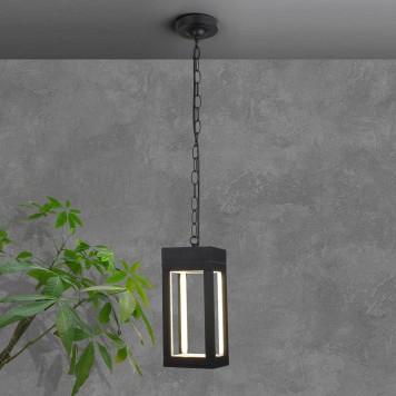 Уличный потолочный светильник Elektrostandard Frame 1528 TECHNO LED Black-2