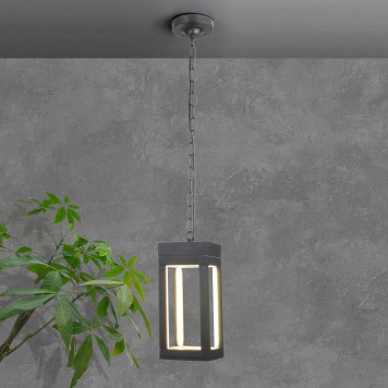 Уличный потолочный светильник Elektrostandard Frame 1528 TECHNO LED Grey-2