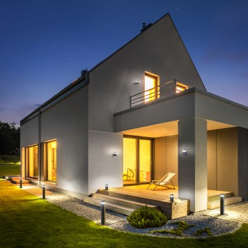 Уличный настенный светильник Elektrostandard 1530 TECHNO Black-5