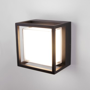 Уличный настенный светильник Elektrostandard 1533 TECHNO Black-2