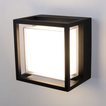 Уличный настенный светильник Elektrostandard 1533 TECHNO Black-4