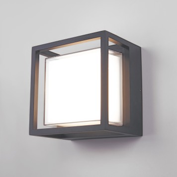 Уличный настенный светильник Elektrostandard 1533 TECHNO Gray-1