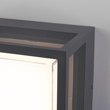 Уличный настенный светильник Elektrostandard 1533 TECHNO Gray-5