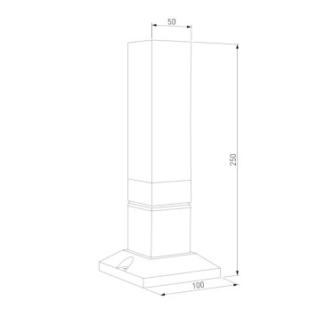 Уличный фонарь Elektrostandard 1536 TECHNO LED Grey-3