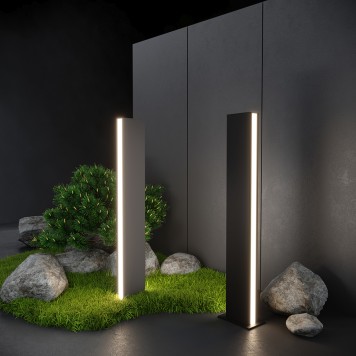 Уличный фонарь Elektrostandard Flat 1538 TECHNO LED Black-3