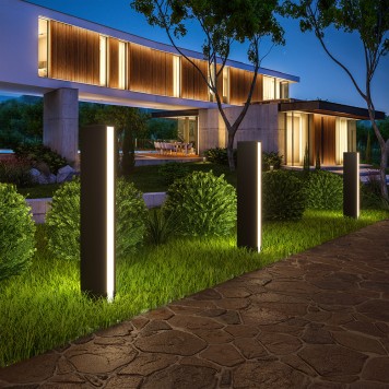 Уличный фонарь Elektrostandard Flat 1538 TECHNO LED Black-4