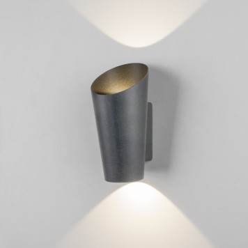 Уличный настенный светильник Elektrostandard Tronc 1539 TECHNO LED Grey