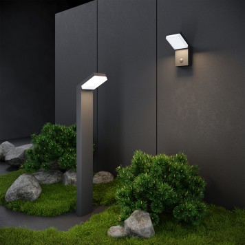 Уличный настенный светильник Elektrostandard Sensor 1541 TECHNO LED Gray-2