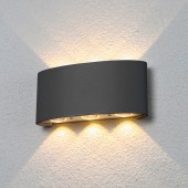 Уличный настенный светильник Elektrostandard Twinky 1551 TECHNO LED Grey