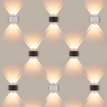 Уличный настенный светильник Elektrostandard Twinky 1555 TECHNO LED Grey-2