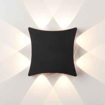 Уличный настенный светильник Elektrostandard Twinky 1631 TECHNO LED Black