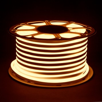 Гибкий неон 220V 9,6W 120Led 2835 IP67 Elektrostandard LS001 220V 3300K-3
