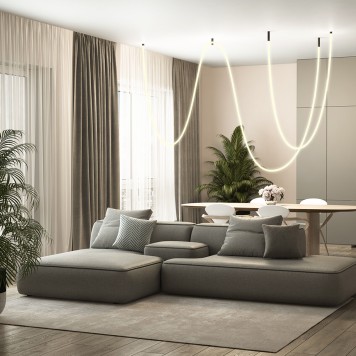 Люстра Elektrostandard Full light 24V 12W 336Led 2835 IP20 8m 3000K-4