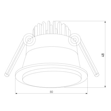 Светильник точечный Elektrostandard Mils 25010/01 White-3